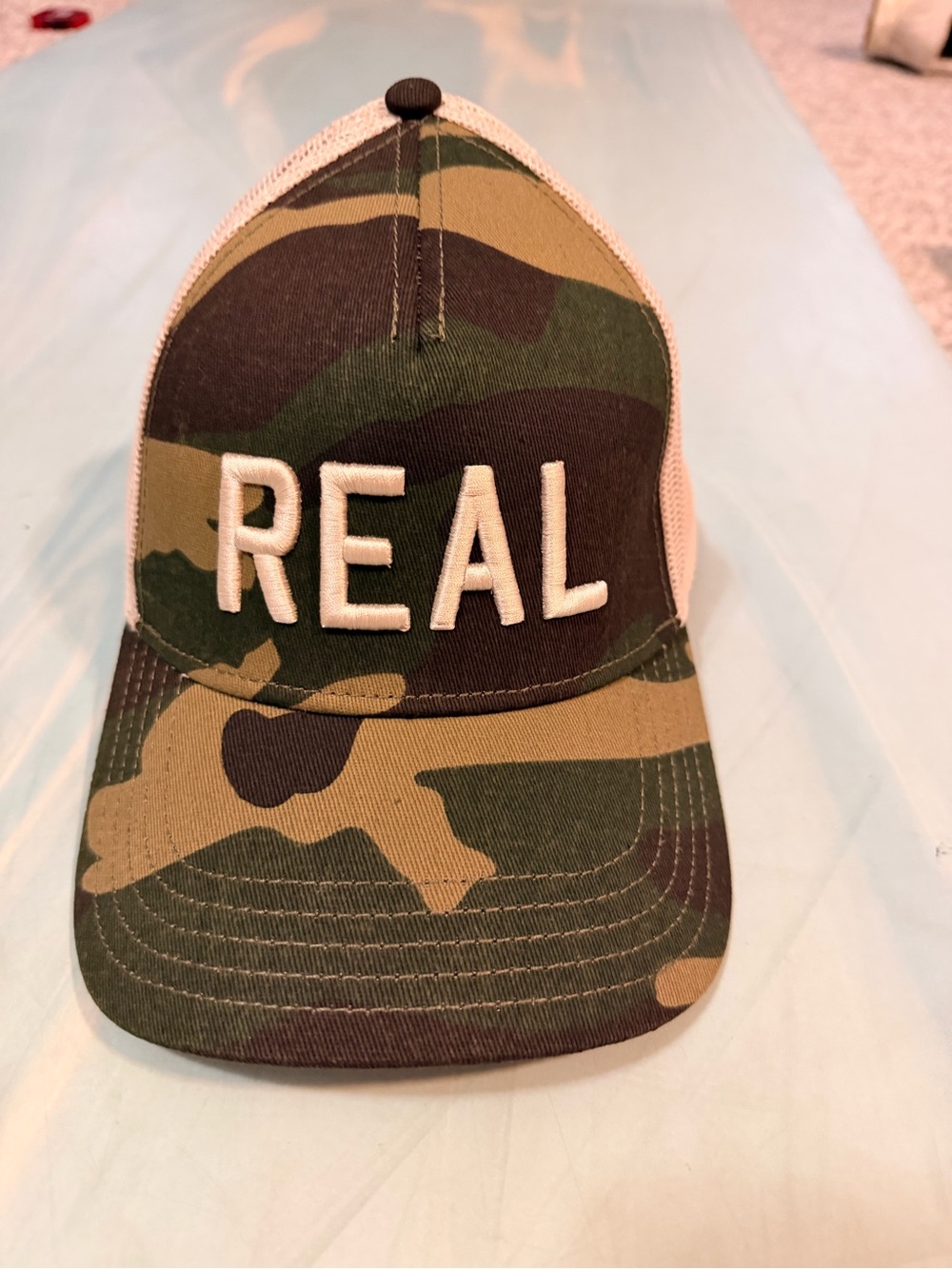 American Needle REAL Camouflage Trucker Hat - Green, Brown, Black